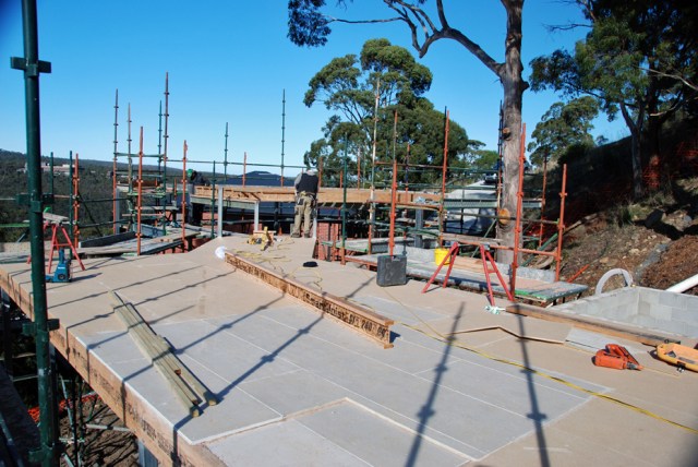 Day 47 Lower floor clad 60 DSC_0154