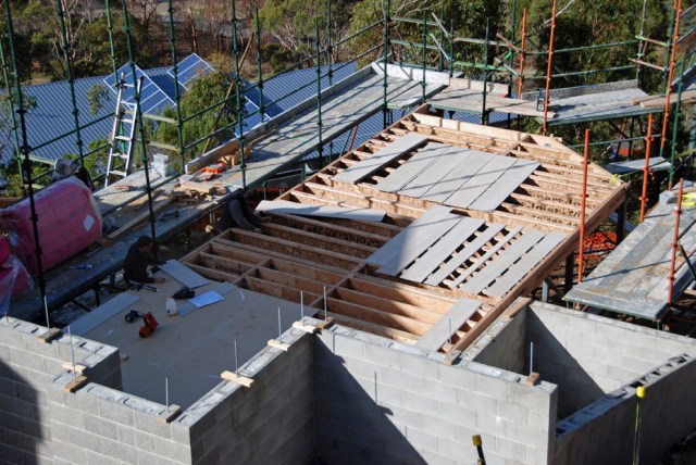 Progress at lunchtime, Day 44, May 6.